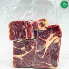 Australian Halal Certified Premium Beef Chuck Roll 호주 할랄 인증 프리미엄 목슴, 3개, 1kg