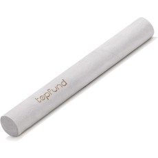 TOPFUND 프로 크리스탈 싱잉 볼 솔리드 스웨이드 말렛 10인치손으로 감싼 소가죽 + 비치 코어, 10 inch, 10" Solid Suede