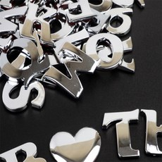 올리버샵 입체 이니셜 스티커 레터링시트지, J