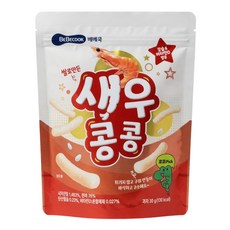 베베쿡 새우콩콩 과자, 30g, 20개, 새우맛