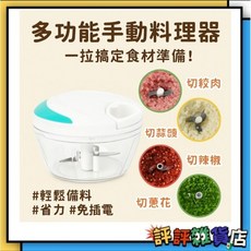 台灣現貨 搗蒜器 手動切菜器 多功能絞肉切碎器 切蒜神器, 1個