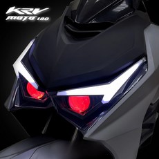 KRV APLX 立體魚眼大燈 輔助方向燈 整合式日行燈, 1個, KRV基本款大燈總成,無需加購