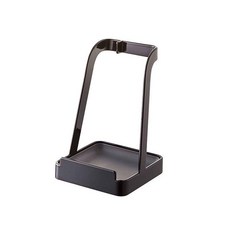 日式鍋蓋架 廚具置物架 湯勺筷子架 帶接水盤, 1個, A斜式黑色