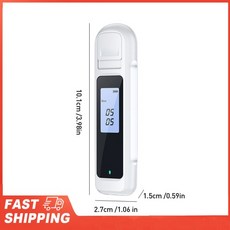 휴대용 비접촉 호흡 테스터 LED 디스플레이 화면이 있는 휴대용 알코올 감지기 3색 표시등 흰색