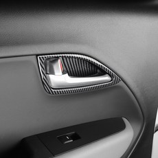 카스타 호환 더뉴 레이 도어내캐치 커버 우드 몰딩 튜닝 용품, (유광카본) 도어내캐치 커버 3P