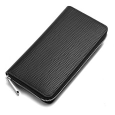 壹灣出貨真皮女士水波紋長款錢包手拿包 存摺包 多卡位長夾 手拿包女生 皮夾女長夾kun