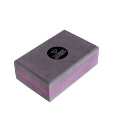 아트박스/더바디시크릿 THE BODYSECRET더바디시크릿 클래식 요가블럭 다크그레이 /퍼플 자세교정 요가블럭, 본품, 1개