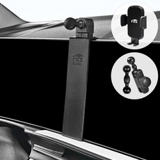 픽스글로벌 픽스 더 뉴 스포티지 NQ5 전용 차량용 핸드폰 거치대 세트(중앙), 블랙, 1세트