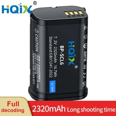 HQIX 적용 가능 Leica Q3 SL3 카메라 BP-SCL6 충전기 배터리용, 02 Battery