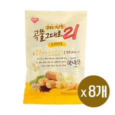 구워만든 곡물그대로21 크리스피롤 오리지널, 150g, 8개