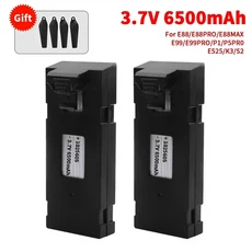 3.7V 6500Mah E88 배터리 액세서리 E88PRO E99 P1 K3 LsE525 PRO 미니 Uav 드론 특수 Rc 부품, 08 2PCS