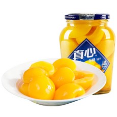 천미방 전심 황도통조림 중국식품, 879g, 2병, 879ml