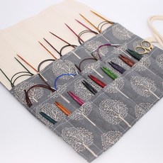 손 도구 보관 가방 대바늘 케이스 대바늘 뜨개질 코바늘 분리형 케이스 A, B