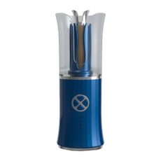 USB充電無線自動捲髮器, 藍色, 如圖