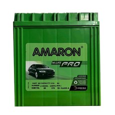 AMARON 愛馬龍 免加水汽車電池, 1個, AM【50B19L】, 綠色
