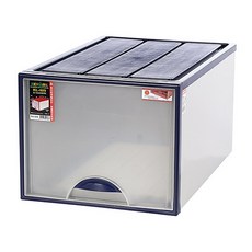 KEYWAY 聯府 KL929抽屜整理箱 收納箱 置物箱，透明抽屜設計，方便拿取，多尺寸可選, 紅色, 1個