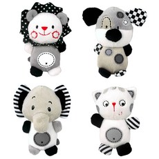 꿈나라 모빌, 교체용인형-쥬쥬 흑백인형4개, 4개