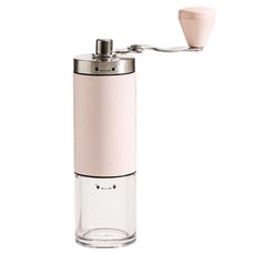 가와시마야 수동 핸드밀 청소 브러시 포함 XW-687, 핑크, 1개, 130ml