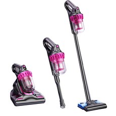 無線吸塵器 100W 10000Pa大吸力 HEPA多重過濾 UV-C除螨技術, 富貴紫, 四合一