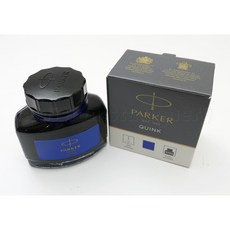 PARKER 派克 QUINK 鋼筆墨水 色彩飽和 書寫流暢 適用各式鋼筆, 1個, 藍色
