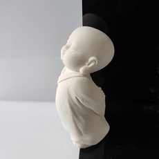 淨念吉祥小沙彌之唯心 擴香石珪藻土複合材質