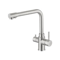 不銹鋼廚房龍頭，雙出水設計, 1個