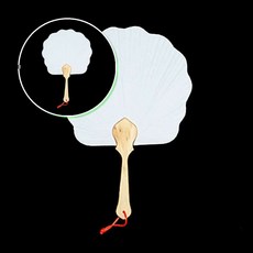 쌍문상회 1개 종이부채만들기 DA 한지 꽃부채A 부품 그리기 파츠 자재 소모품 40872EA, 본상품
