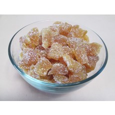결정화된 설탕에 절인 생강 덩어리 - 무황 453.59 그램 Crystallized Candied Ginger Chunks-Unsulfured 1 pound, 1개