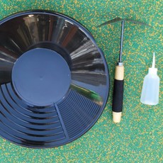 세트 3종 사금채취도구 패닝접시 사금장비