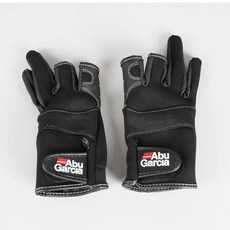 낚시 장갑 손가락 패브릭 미끄럼 방지 야외 핑거리스, Black, L, 1개, Color: 1. 검정색 / Size: A. L