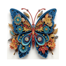 스타일하우스 신제품21가지 DIY 다이아몬드페인팅 특수모양 보석십자수25x25, 1개, 블루나비21