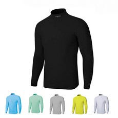 藍鯨高爾夫 Mega COOUV 男款涼感防曬機能內搭衣 #UV-M301（白、黑）