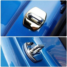 [모터스파이] 현대 호환 전차종 도어스트라이커 기스 오염방지 인테리어 커버 몰딩, 실버