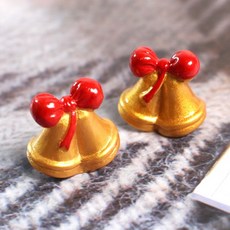 데코 장식 미니어처 파츠 액세서리 - 골드 종 미니어처