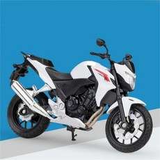 11461033 다이캐스트 수집품 미니어처 모델 바이크 컬렉터 합금제 제작 금속 1/18에 적합한 혼다 CB500F 2014 컬렉션 장식품 선물, 화이트