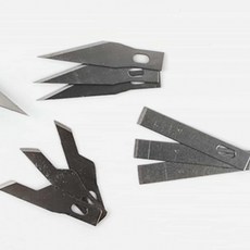 아트나이프칼날 아트나이프 칼날 리필 페이퍼컷팅날 재단칼날, 9P