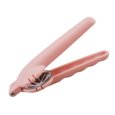 너트 크래커 쉘러 퀵 클립 간편한 조작 수동 호두 펜치 미끄럼 방지 손잡이, 1개, 3. Pink