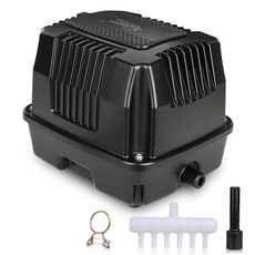 hygger 연못 에어레이터 강력하고 에어 선형 상업용 에어레이션 펌프 조용한 잉어 탱크, 475GPH(18Watt)