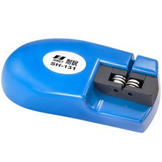 NIREY 耐銳 小金剛360度磨刀器 藍色 台灣製造 廚房刀具適用 尺寸14.5x6.3x5.2cm, 1個