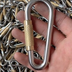 304不鏽鋼 鎖扣 安全扣, 1個, 猛犬防脫安全扣,普通安全扣（普通款不好用）