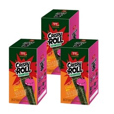 양반 김스낵 크리스피롤 칠리, 25g, 3개