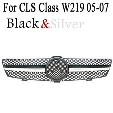 메르세데스 벤츠 W219 C219 CLS 클래스 CLS320 CLS350 CLS500 CLS55AMG 2005-20072008-2010 용 프론트 레이싱 페이스 리프트 그릴, 8)2005-2007 AMG