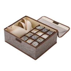 루비홈 프리미엄 속옷 양말 정리함 커버형, 그레이