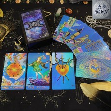 유니버셜웨이트 타로카드 컬렉션 점술 Universal Waite Tarot (78장 세트), Aurora Blue