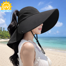 달리온 와이드 버킷햇 뒷목 UV 자외선 차단 썬캡