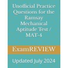 (영문도서) Unofficial Practice Questions for the Ramsay Mechanical Aptitude Test / MAT-4 Paperback, Independently Published, English, 9798334344099