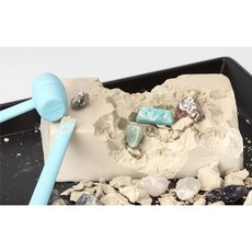 보석발굴 장난감 어린이 과학키트 교구 학습 실험, 1개, 혼합컬러