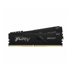 Kingston FURY Beast DDR4 3200MHz CL16 32GB (16Gx2) 記憶體, 1個