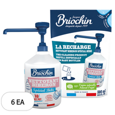 브리오신 과일 채소 젖병 주방세제 500ml + 리필 500ml, 6개