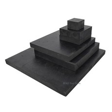 산업용 단열 50X50MM 기계 패드 장비 충격 200 흡수 고무 검정색 완충 블록 댐핑, 1PC, 50x50x3mm